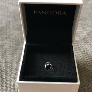 Heart link pandora charm